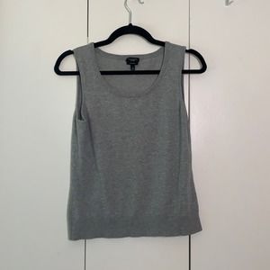 Gray Pima Cotton Talbots Top Size S